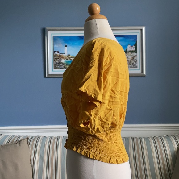 Fashion Nova Tops 52 Fashion Nova Yellow Top Love J Poshmark